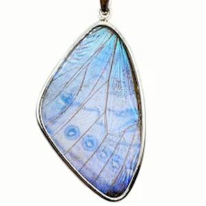Sterling Silver 925 Butterfly Wing Pendant